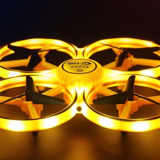 Quadrocopter Ufo Induction Flying Saucer Gesture Remote Control